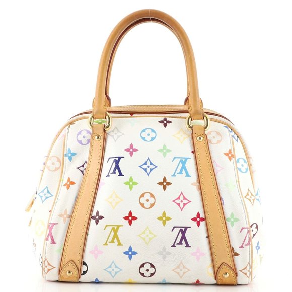 Priscilla Multicolor White Shoulder Bag - Picture 3 of 9